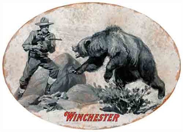 Picture of Rockin' W Brand Brand Winchester "Close Encounters" 18"X11"