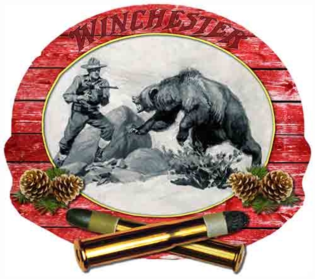 Picture of Rockin' W Brand Brand Winchester "Close Encounters" 3D 15"X14"