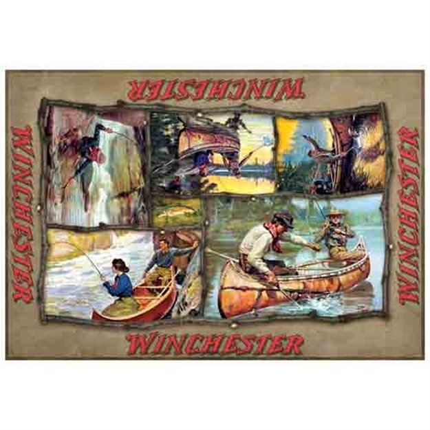 Picture of Rockin' W Brand Brand Winchester Fishing Area Rug 52"X 37"