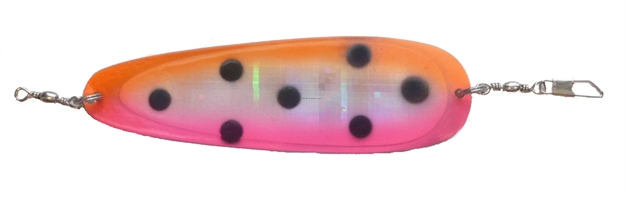 Picture of Rocky Mountain Signature Dodger, 5.5", 3D Molded Eyes, UV Orange Watermelon