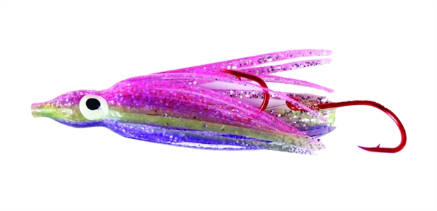 Picture of Rocky Mountain Signature Rigged Squid, 1.5", 2 Red Hooks, Purple Passion