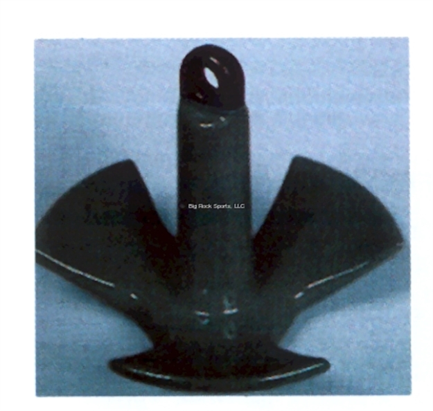 Picture of Roloff River Anchor 18Lb Coated Blk