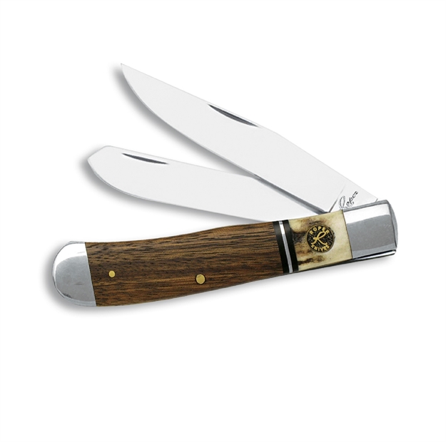 Picture of Roper Knives Roper Laredo Stag Trapper 3.25" Wood/Bone Handle RP0002SG