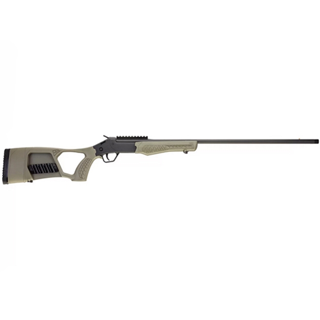 Picture of  Rossi Ssp20tky Tuffy Turkey 20 Gauge 1Rd 26" Alloy Steel Barrel & Receiver W/Matte Black Finish, Synthetic OD Green Fixed Thumbhole Stock W/Shell Holder, Ambidextrous (Youth) 754908275809