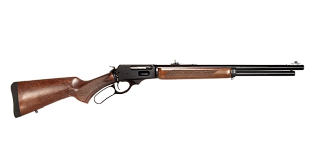 Picture of  Rossi 954570161 R95 Trapper 45-70 Gov 5+1 16.50" Black Oxide Threaded Barrel, Black Oxide Drilled & Tapped Stainless Steel Receiver, Fixed Hardwood Stock 754908334902