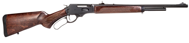 Picture of  Rossi 954570161 R95 Trapper 45-70 Gov 5+1 16.50" Black Oxide Threaded Barrel, Black Oxide Drilled & Tapped Stainless Steel Receiver, Fixed Hardwood Stock