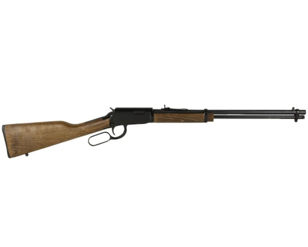 Picture of  Rossi Rl22w201wd Rio Bravo  Lever Action 22 Wmr 12+1 20" Round Barrel, Polished Black Metal Finish, German Beechwood Stock