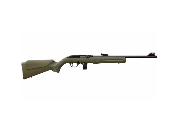 Picture of  Rossi Rs22l1811od Rs22  Semi-Auto 22 LR Caliber With 10+1 Capacity, 18" Barrel, Matte Black Metal Finish & Monte Carlo OD Green Synthetic Stock Right Hand (Full Size) 754908212002