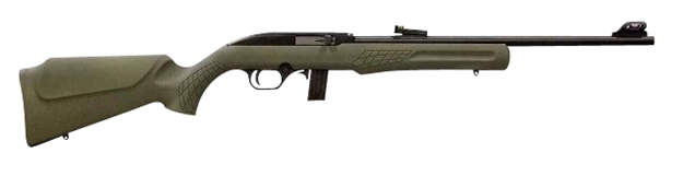 Picture of  Rossi Rs22l1811od Rs22  Semi-Auto 22 LR Caliber With 10+1 Capacity, 18" Barrel, Matte Black Metal Finish & Monte Carlo OD Green Synthetic Stock Right Hand (Full Size)