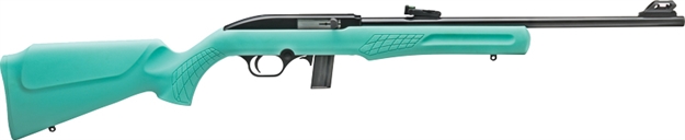 Picture of Rossi Braztech Rs22 .22Lr Rifle Semi Auto 18" Black/Teal Syn.
