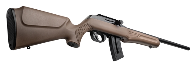 Picture of  Rossi Rs22w2111b Rs22  22 Wmr 10+1 21", Matte Black Barrel/Rec, Brown Fixed Monte Carlo Stock, Optics Mount 754908215201
