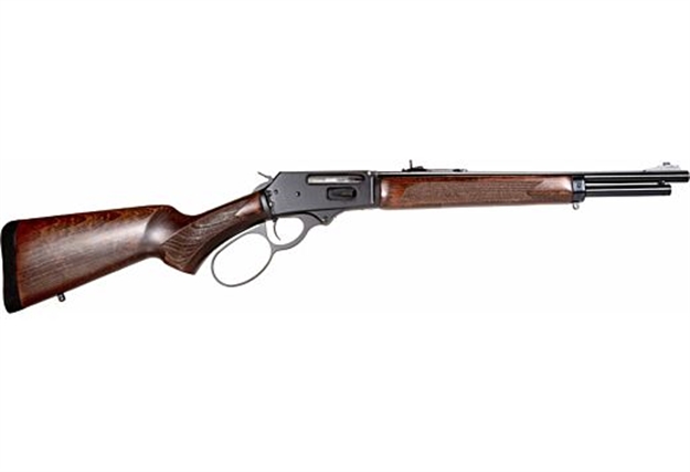 Picture of  Rossi 950044161 R95 Trapper 44 Mag 8+1 16.50" Black Oxide Threaded Barrel, Black Oxide Picatinny Rail Alloy Steel Receiver, Fixed Black Polymer Stock