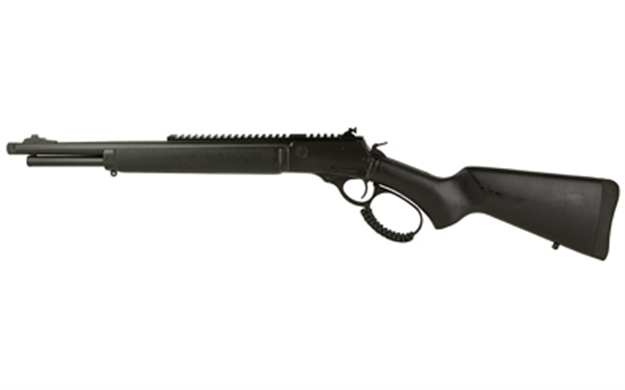 Picture of  Rossi 950044161Tb R95 Trapper 44 Mag 8+1 16.50" Black Oxide Threaded Barrel, Black Oxide Picatinny Rail Alloy Steel Receiver, Fixed Black Polymer Stock