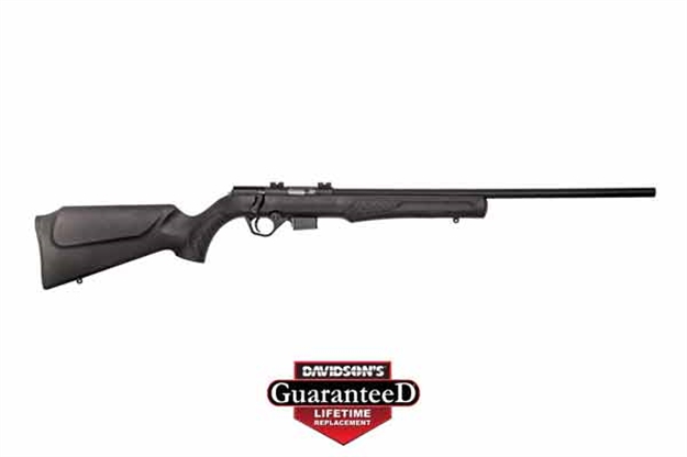 Picture of  Rossi Rb17h2111 Rb17  Full Size 17 Hmr 5+1, 21" Matte Black Button Rifled Free Floating Steel Barrel, Matte Black Stainless Steel Receiver, Black Fixed Monte Carlo Stock, Right Hand 754908211500