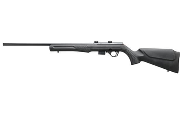 Picture of  Rossi Rb22w2111 Rb22  Full Size 22 Wmr 5+1, 21" Blued Button Rifled Free Floating Steel Barrel, Blued Stainless Steel Receiver, Black Monte Carlo Stock, Right Hand 754908211609