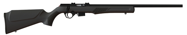 Picture of  Rossi Rb17h2111 Rb17  Full Size 17 Hmr 5+1, 21" Matte Black Button Rifled Free Floating Steel Barrel, Matte Black Stainless Steel Receiver, Black Fixed Monte Carlo Stock, Right Hand