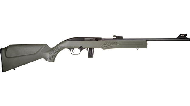 Picture of  Rossi Rs22l1811od Rs22  Semi-Auto 22 LR Caliber With 10+1 Capacity, 18" Barrel, Matte Black Metal Finish & Monte Carlo OD Green Synthetic Stock Right Hand (Full Size)