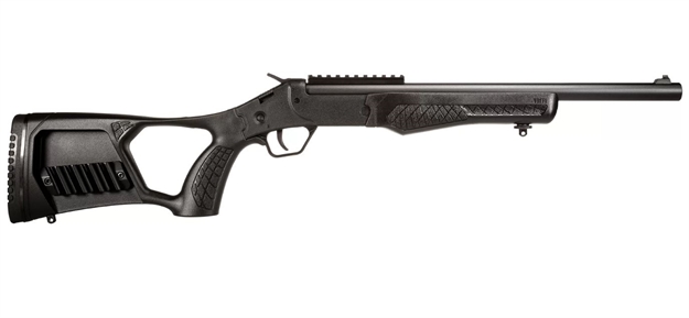 Picture of  Rossi Ssps45-Bk Tuffy Single Shot 45 Colt (Lc)/410 Gauge (3" Chamber) 1Rd 16.50", Black, Thumbhole Pistol Grip Stock With Shell Holder, Overmolded Grip, Front Iron Sight, Optics Mount 754908288106