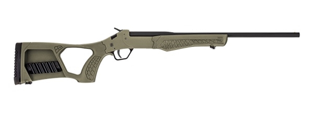 Picture of Rossi Ssp1od Tuffy Single Shot Youth 410 Gauge Break Open 3" 1Rd 18.50" Matte Black Barrel, Matte Black Steel Receiver, OD Green Thumbhole Stock W/Shell Holder, Right Hand SSP1-OD 754908232901