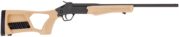 Picture of  Rossi Ssp1tan Tuffy Single Shot Youth 410 Gauge Break Open 3" 1Rd 18.50" Matte Black Barrel, Matte Black Steel Receiver, Tan Synthetic Thumbhole Stock W/Shell Holder, Right Hand 754908232802