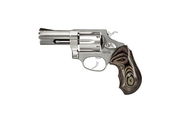 Picture of  Rossi 2-Rp639wd1 Rp63  Small Frame 357 Mag 6Rd 3" Stainless Steel Barrel, Cylinder & Frame Black/Gray Laminate Grip, Hammer Block Safety, Exposed Hammer 725327941804