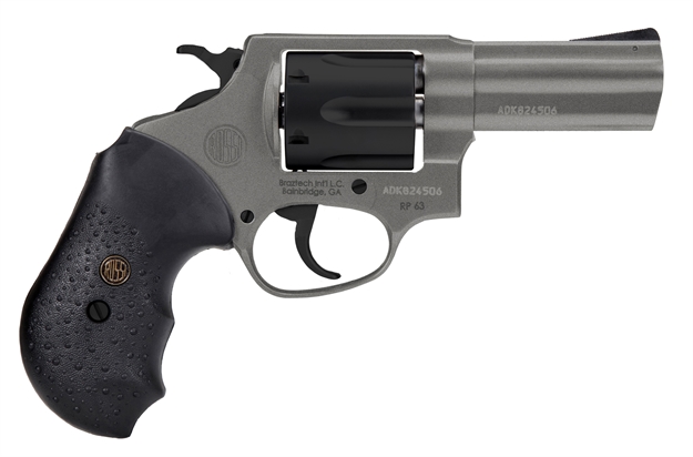 Picture of  Rossi 2Rp631c Rp63  357 Mag 6 Shot 3", Tungsten Gray Cerakote, Stainless Steel Frame, Fixed Blade Sight, Textured Black Rubber Grips 725327635451
