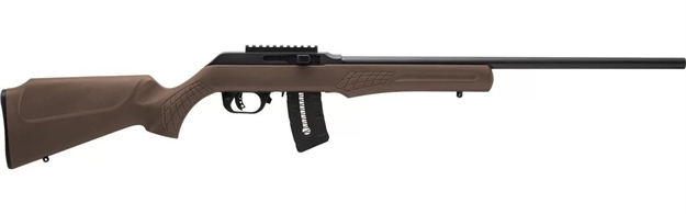 Picture of  Rossi Rs22w2111b Rs22  22 Wmr 10+1 21", Matte Black Barrel/Rec, Brown Fixed Monte Carlo Stock, Optics Mount