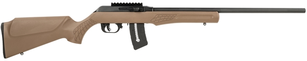 Picture of  Rossi Rs22w2111b Rs22  22 Wmr 10+1 21", Matte Black Barrel/Rec, Brown Fixed Monte Carlo Stock, Optics Mount