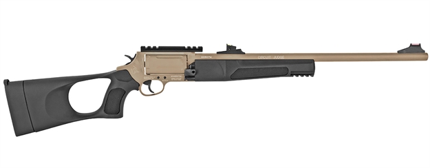 Picture of  Rossi Scjt4510d Circuit Judge  45 Colt (Lc) Caliber With 5Rd Capacity, 18.50" Barrel, Sand Cerakote Metal Finish & Black Synthetic Stock Right Hand (Full Size) 725327619994
