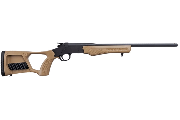 Picture of Rossi Ss4111813tan Tuffy 410 Gauge 18.50" 1 3" Matte Black Fixed Thumbhole Stock Tan Right Hand