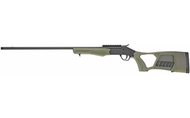Picture of Rossi Ssptky Tuffy Turkey 410 Gauge 1Rd 3" 26" Alloy Steel Barrel & Receiver W/Matte Black Finish, Synthetic OD Green Fixed Thumbhole Stock W/Shell Holder  (Youth) SSP1TKY 754908234905