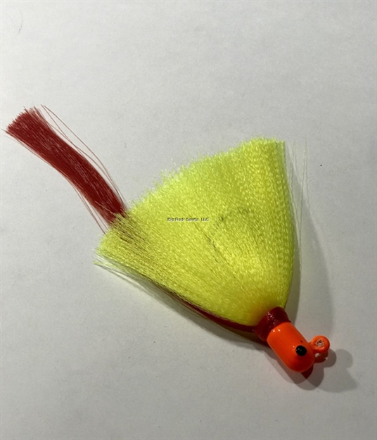 Picture of R&R 2 Oz. Flare Hawk With Orange Head, Chartreuse Nylon Hair Skirt And Red Nylon Streamer