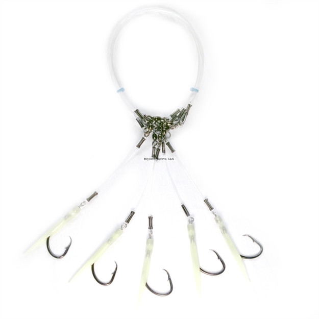 Picture of R&R Deep Drop Rig 8/0 Blk Mustad Circle 6 Hooks