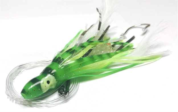 Picture of R&R Rigged Mahi Magnet Trolling Lure, 4 3/4", Green/Yellow