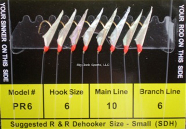 Picture of R&R Sabiki Rig 8Hk Pilchard/Red Fish Skin W/Red Head Size #6Hk/10Lb/6Lb