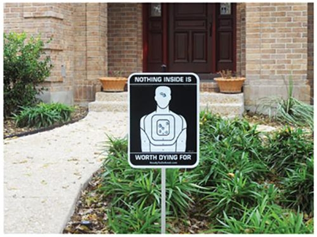 Picture of Rtd/Cogent Sts-2S Reflective Sign Nothing Inside Worth Dying 8.75X11" Alum