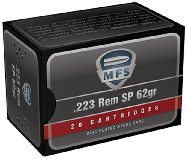 Picture of Ruag Ammotec 520540020 Mfs 223 Rem/5.56 Nato 62Gr Soft Point 20Box/25Case