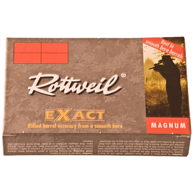 Picture of 223140005 Exact Rottweil Mag 
12 Gauge 3" Lead 1-1/8 OZ Slug Shot 5 Bx/40 CS