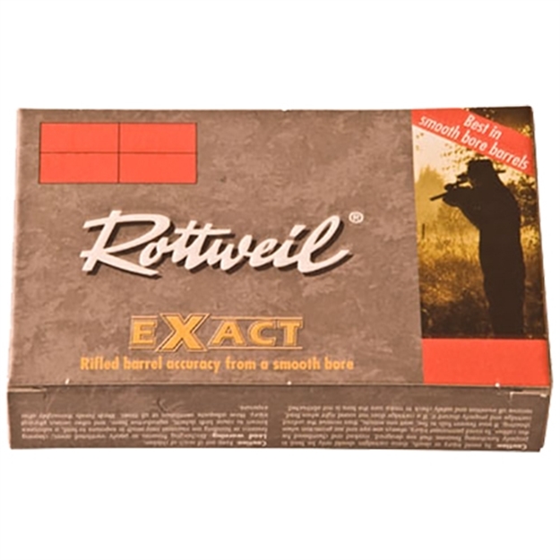 Picture of 246940005 Exact Rottweil Standard 
12 Gauge 2.75" Lead Slug 1-1/8 OZ Slug Shot 5 Bx/ 40 CS