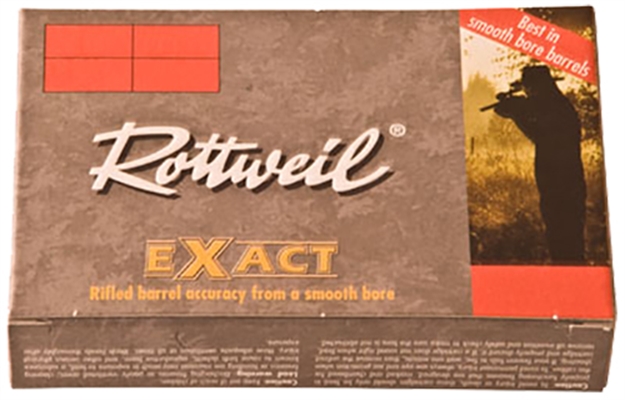 Picture of 247140005 Exact Rottweil Standard 
20 Gauge 2.75" Lead 15/16 OZ Slug Shot 5 Bx/ 40 CS