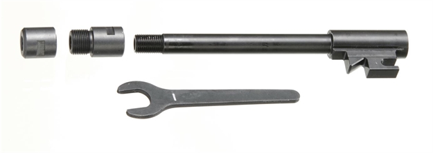 Picture of  Ruger 90739 Threaded Barrel Kit  5.7X28mm Fits Ruger 57 4.49" Black Nitride Stainless Steel Threaded Barrel 736676907397