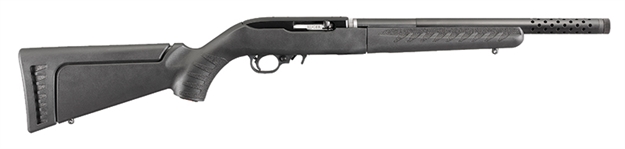 Picture of  Ruger 21152 10/22 Takedown Lite Full Size 22 LR 10+1 16.12" Satin Black Threaded Barrel & Receiver, Black Synthetic Ruger Modular System Stock, Right Hand