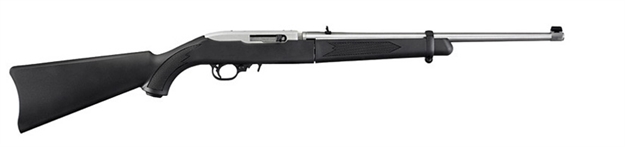 Picture of  Ruger 11100 10/22 Takedown Full Size 22 LR 10+1 18.50" Matte Stainless Steel Barrel, Receiver W/Integral Scope Mount, Black Synthetic Fixed Stock, Right Hand 736676111008