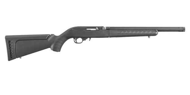 Picture of Ruger 10/22 Semi Auto Rifle 22 LR Takedown 16.1" Threaded Fluted Blk Syn 10Rnd Includes Ballistic Nylon Case 21133