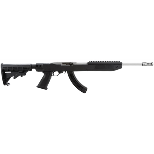 Picture of Ruger 11126 10/22 Tapco Fusion Stock Distributor Exclusive Semi-Automatic 22 Long Rifle 16.3" 25+1 Tapco Fusion Stk Stainless Steel