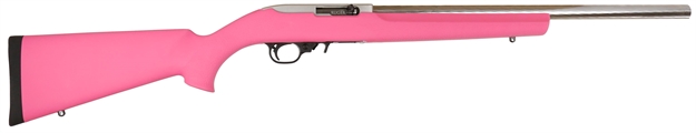 Picture of Ruger 11195 10/22 Target SA 22Lr 20" 10+1 Pink Hogue Stock SS
