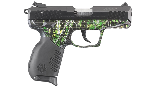 Picture of Ruger Sr22 22Lr 3.5" Toxic Camo 10Rd