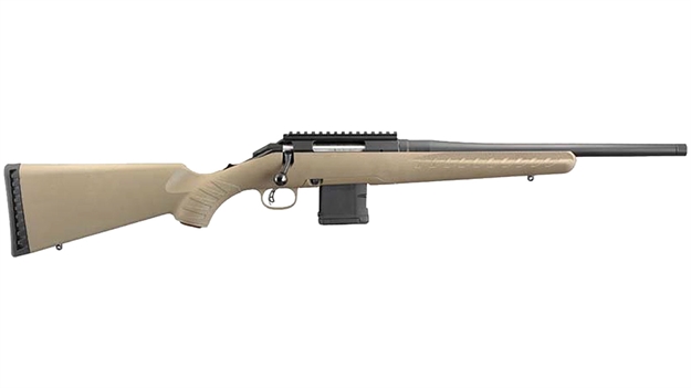 Picture of Ruger American Ranch Bolt Action Rifle, 5.56 Nato, 16.12" Bbl, Flat Dark Earth Synthetic Stock, 10+1 Rnd, Adj. Trigger 26965
