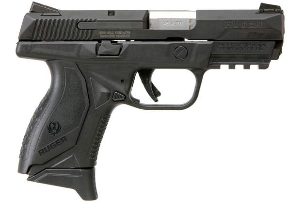 Picture of Ruger American Compact Semi-Auto Pistol, 45 Acp, 3.75" Bbl, Module Grips, 10-Round, 3-Dot Sight 8645