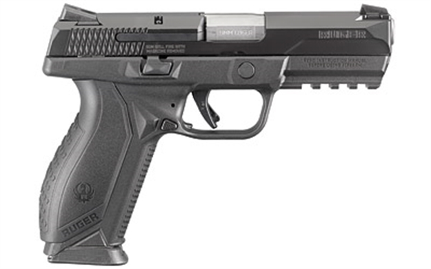 Picture of Ruger American Semi-Auto Pistol 9Mm 4.2" 17Rnd Black State Laws Apply 8605